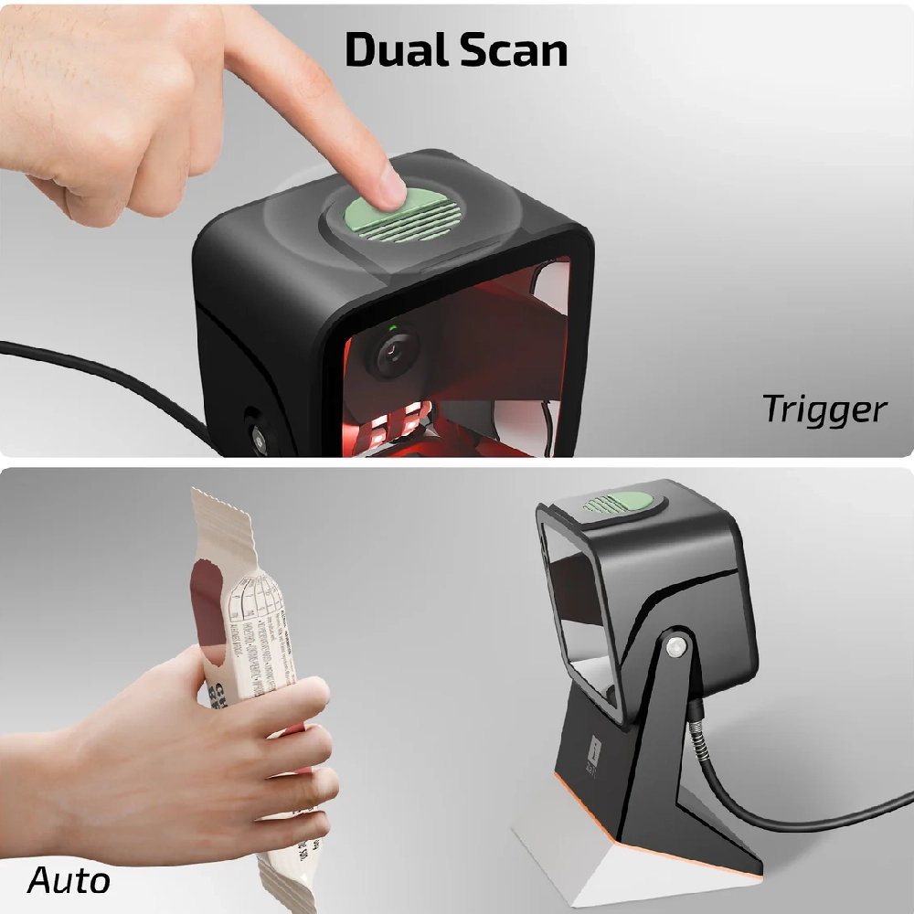 Iball USB  Barcode Scanner 2D QR Code Omni20 view 2